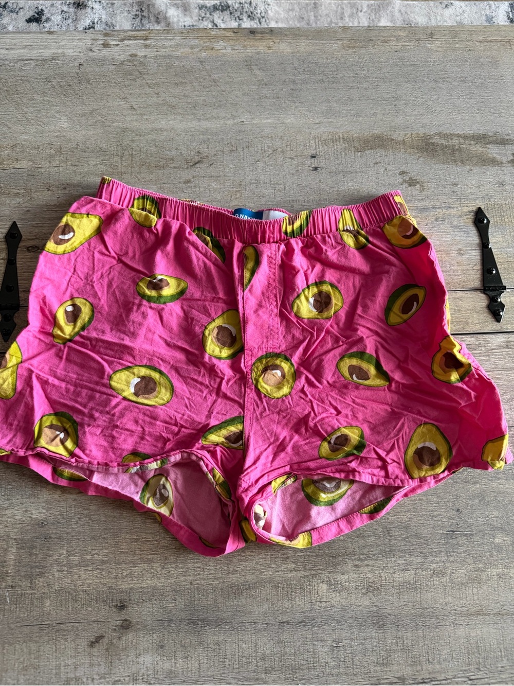 Old Navy Pink Avocado Print Pajama Shorts